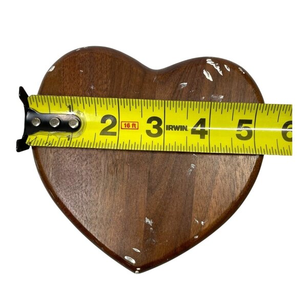 Handcrafted Wooden Heart Shaped Puzzle Ring Box Flower Jewelry & Keepsakes - Picture 9 of 10